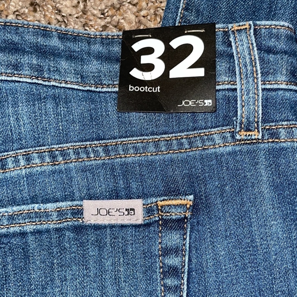 JOE'S JEANS Mid-Rise Bootcut AMANA Jeans Med dark Wash. NEW WITH TAGS. Size 32 - Picture 7 of 8